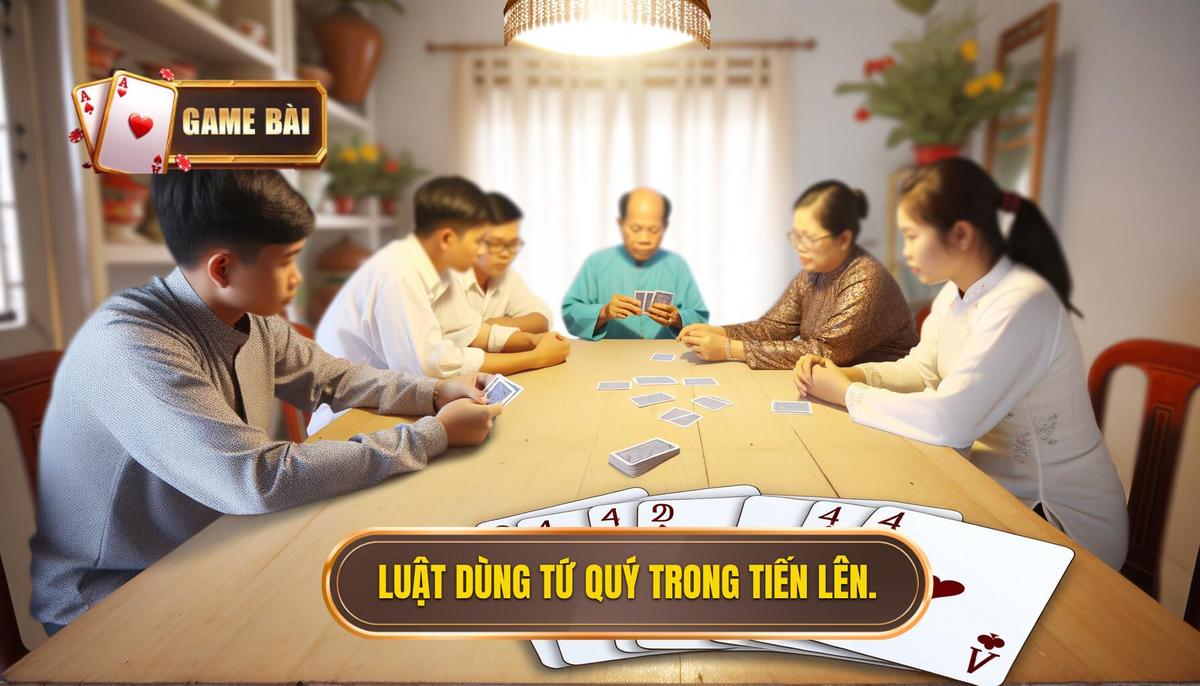 Luật áp dụng với bài tứ quý trong tiến lên miền nam