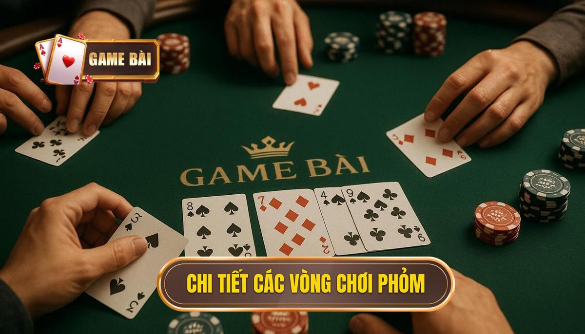 2. Chi Tiết Các Vòng Đánh Theo Luật Chơi Bài Phỏm