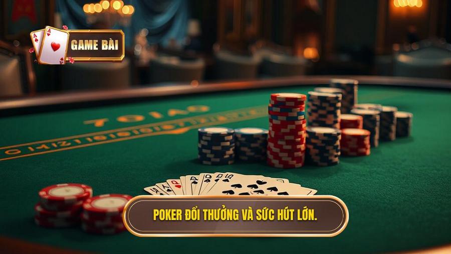 1. Poker đổi thưởng và sức hút lớn.