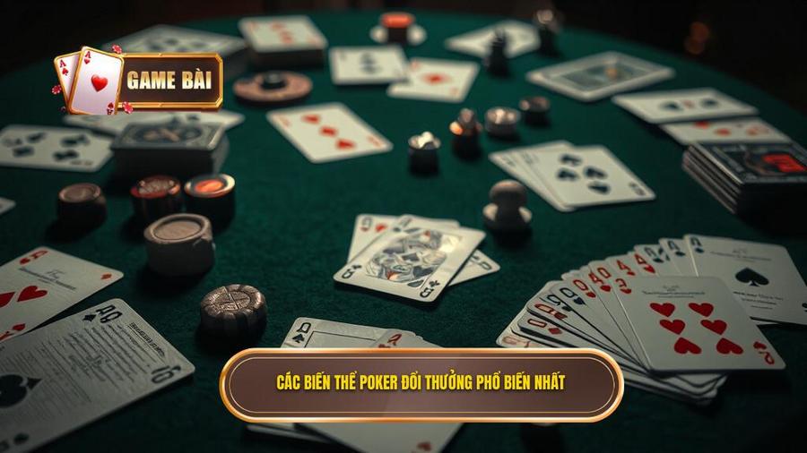 2. Các biến thể poker đổi thưởng phổ biến nhất