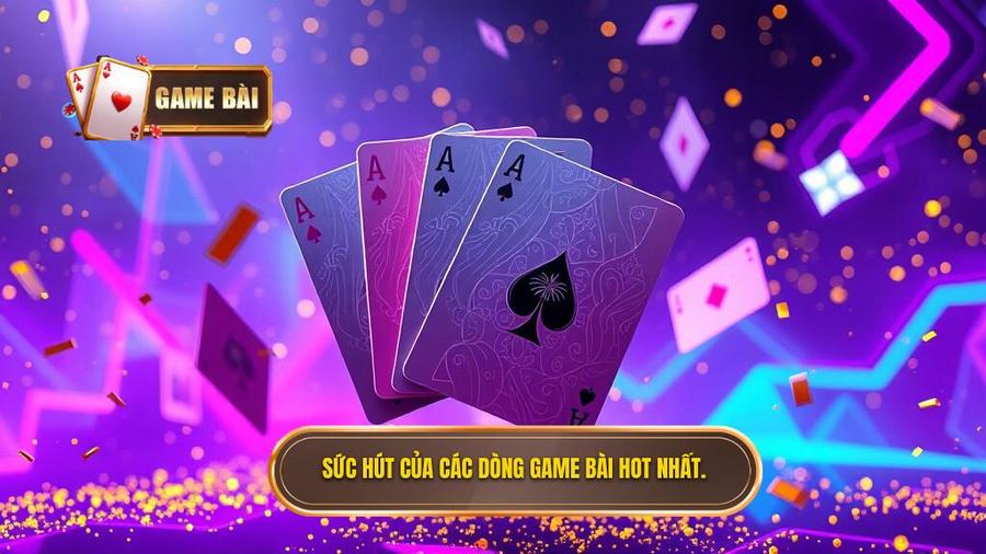 Tại sao các dòng game bài hot nhất luôn có sức hút mãnh liệt?