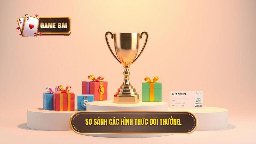 So sánh các hình thức đổi thưởng phổ biến hiện nay