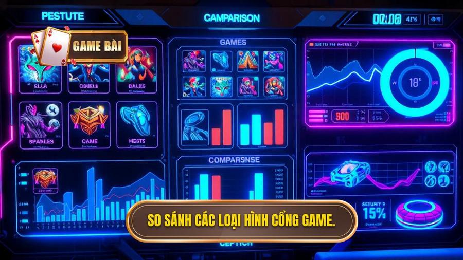 Bảng so sánh các loại hình cổng game phổ biến hiện nay