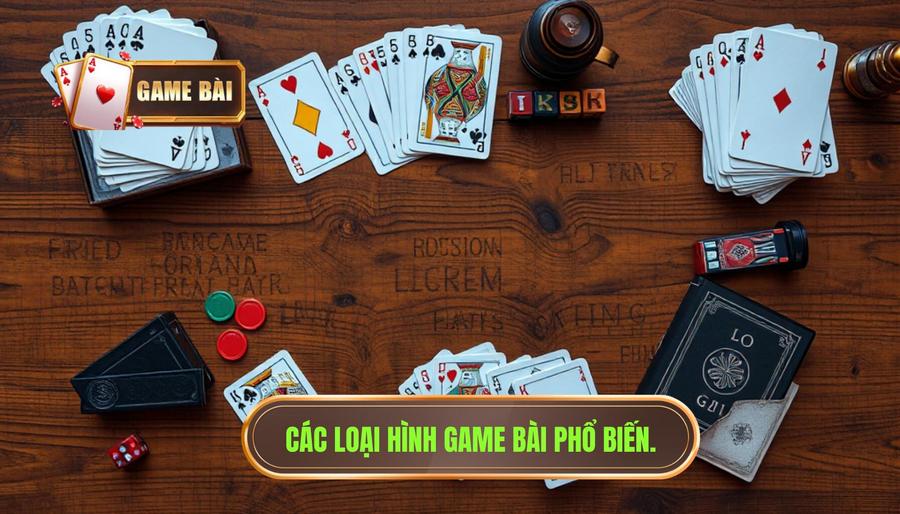 Phân tích các loại hình game bài phổ biến hiện nay
